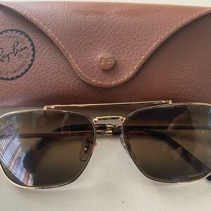 Unisex Ray-Ban Chromance  Aviator Sunglasses 58mm